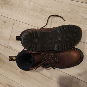 Dr Martens Fleece Lined Boots, Slip Resistant Soles, Size 8